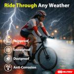 BLITZU LED Bike Lights & Bell Set for Night Riding