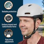 Bikeroo Adult Bike Helmet with Rear Light