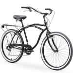 Beach Cruiser Bike: Men's 7-Speed Step-Through Hybrid
