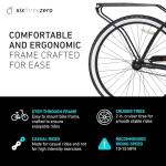 Beach Cruiser Bike: Men's 7-Speed Step-Through Hybrid