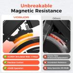YOSUDA PRO Magnetic Exercise Bike - Comfortable & Silent