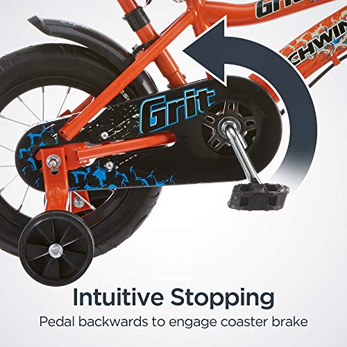Schwinn Grit Kids Bike: Beginner Bicycle, 12-Inch Wheels