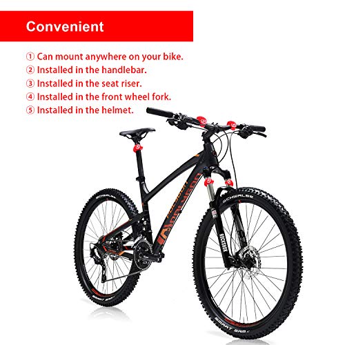 Bicycle Light Set: 8 Silicone LED Bike Lights
