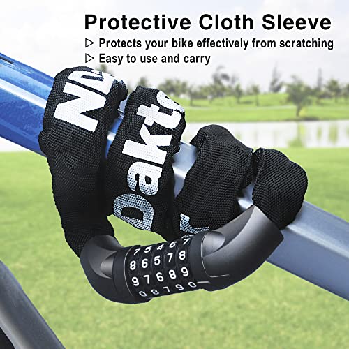 NDakter 5-Digit Combo Bike Lock for Ultimate Security