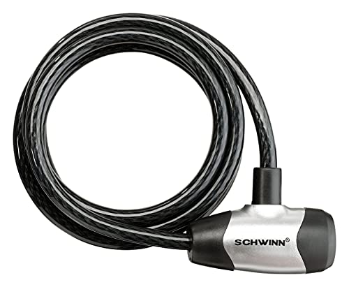 Schwinn Bike Lock, Anti Theft, Keyed, 6ft