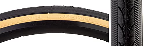 Gum Wall Road Bike Tires Set with Tubes & Levers