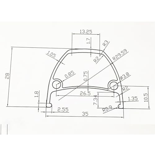 AUTES 26" Heavy Duty Rear Wheel for Bicycles