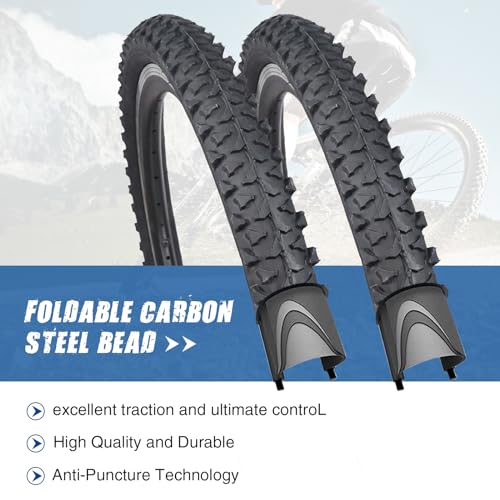 ZUKKA 24x 1.95" Folding MTB Bike Tire