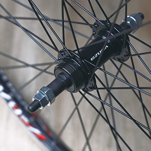 26" Mountain Bike Wheelset - 5/6/7/8 Speed Alloy