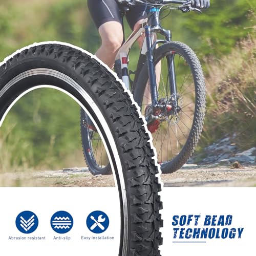 ZUKKA 24x 1.95" Folding MTB Bike Tire