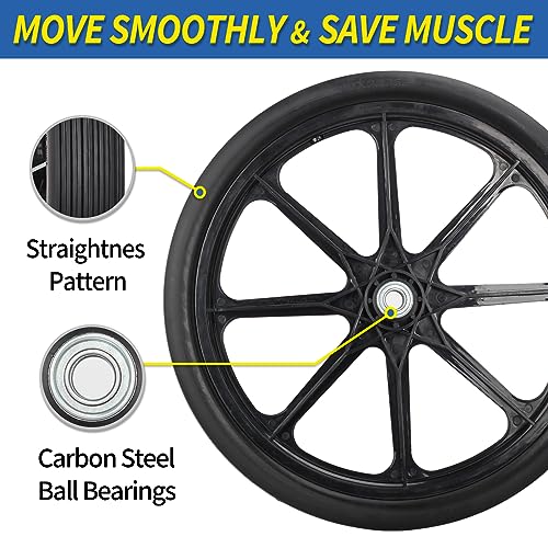 20" Flat Free Tire Wheel 2 Pc Set Cyclist
