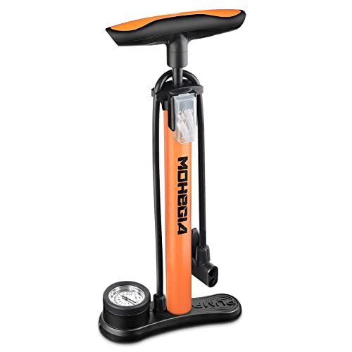 MOHEGIA Floor Pump: High Pressure Bike Inflator