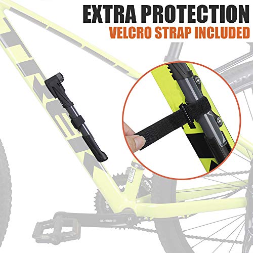 BV Portable Mini Bike Pump - 120PSI High Pressure