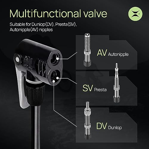 Versatile Bike Pump for Strollers, Tires, and More