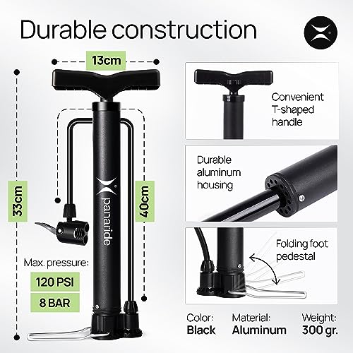 Versatile Bike Pump for Strollers, Tires, and More