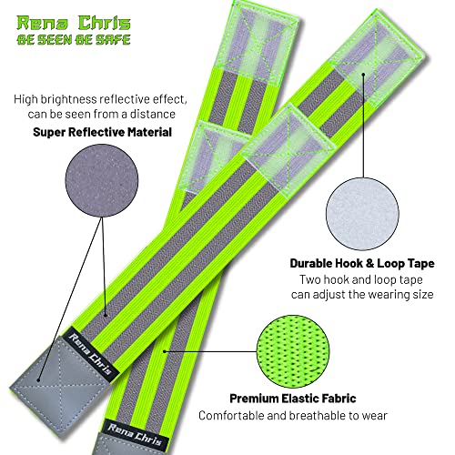 High Visibility Reflective Bands for Night Cycling
