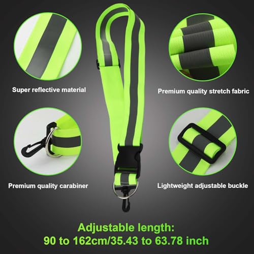 PEUTIER 3pcs Running Gear + 2pcs Reflector Bands