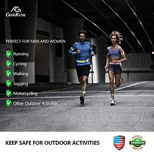 Reflective Bands 6 Pack for Night Cycling