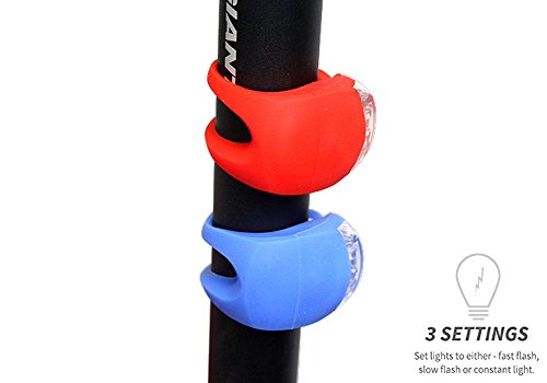 Malker Silicone LED Bike Light Set