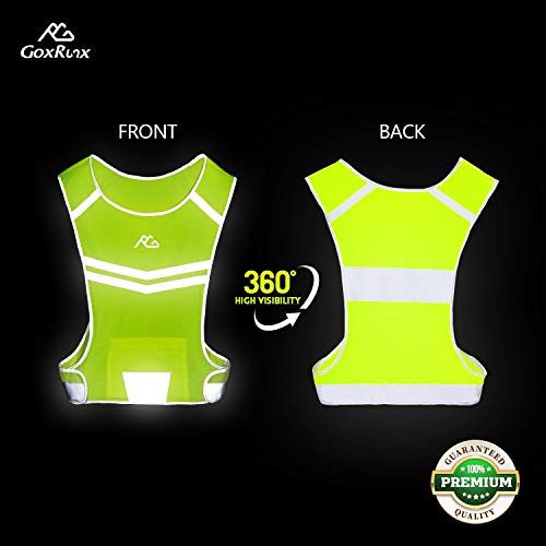 GoxRunx Bike Safety Vest - Ultra Reflective and Comfortable
