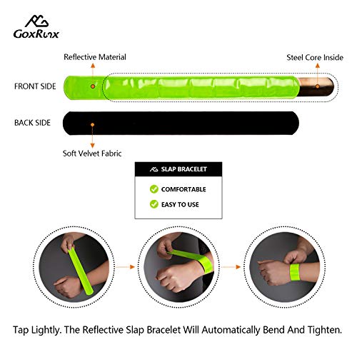 Reflective Bands 6 Pack for Night Cycling