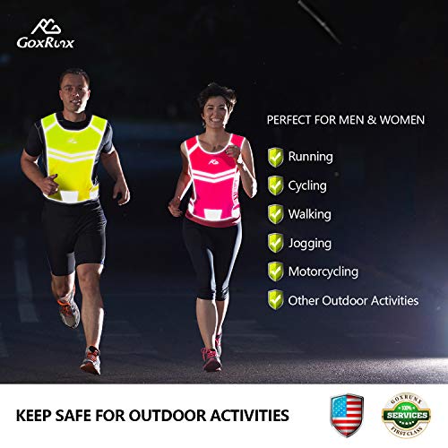 GoxRunx Bike Safety Vest - Ultra Reflective and Comfortable