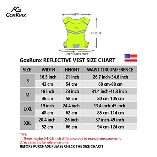 GoxRunx Bike Safety Vest - Ultra Reflective and Comfortable