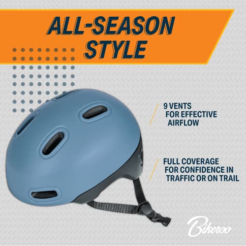Bikeroo Adult Bike Helmet with Rear Light