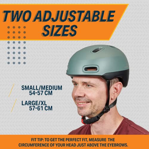Bikeroo Adult Bike Helmet with Rear Light