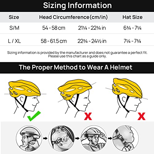 ILM Rechargeable LED Bike Helmet - Matte Black