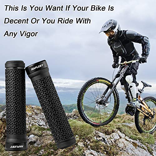Hapleby Premium Lock-on Mountain Bike Handlebar Grips