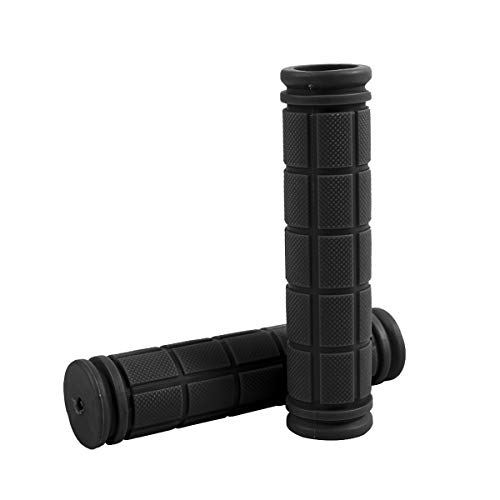 4 Pairs Non Slip Rubber Bike Grips-Kids-Black