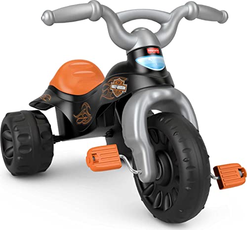 Harley-Davidson Toddler Tricycle Tough Trike with Handlebar Grips