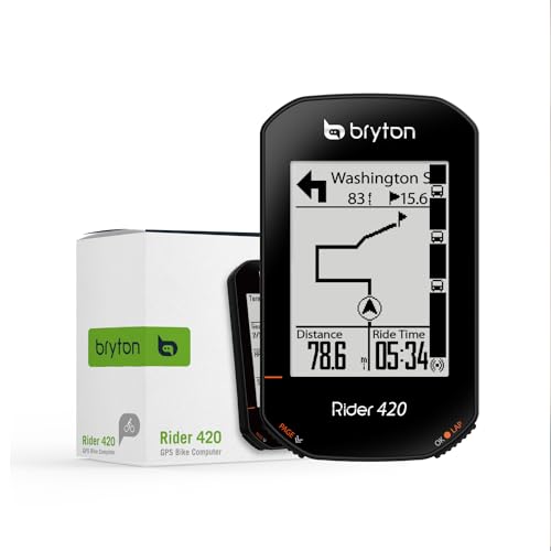 Bryton Rider 420 Wireless GPS Bike Computer, Bluetooth ANT