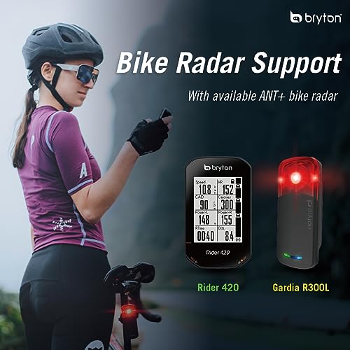 Bryton Rider 420 Wireless GPS Bike Computer, Bluetooth ANT