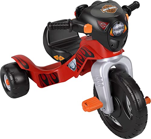 Harley Davidson Toddler Tricycle Ride-On with Lights & Sounds