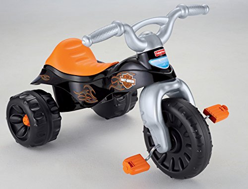 Harley-Davidson Toddler Tricycle Tough Trike with Handlebar Grips