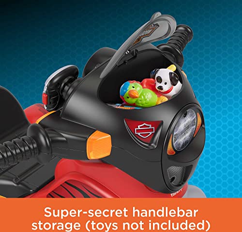 Harley Davidson Toddler Tricycle Ride-On with Lights & Sounds