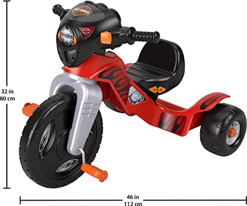 Harley Davidson Toddler Tricycle Ride-On with Lights & Sounds