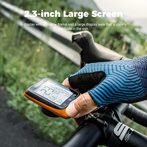 COOSPO Wireless GPS Cycling Computer with Bluetooth/Ant+