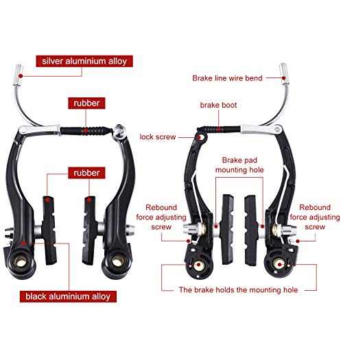 Boao V-Type Bike Brake Set with Calipers-Levers-Cables