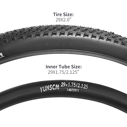 29" Bike Tires and Tubes Set for Cyclists