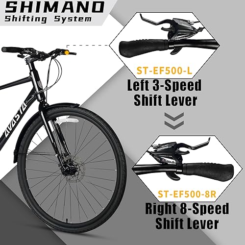 AVASTA Uranus Road Hybrid Bike 700C Lightweight