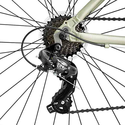 Hiland Aluminum Hybrid Bike with 7 Speeds
