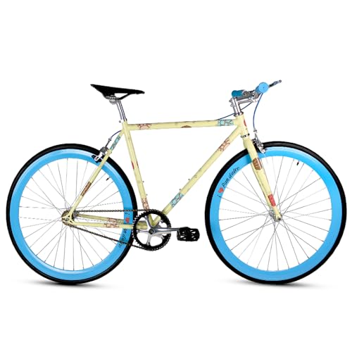 Golden Cycles Fixed Gear Bike for Urban Commuting