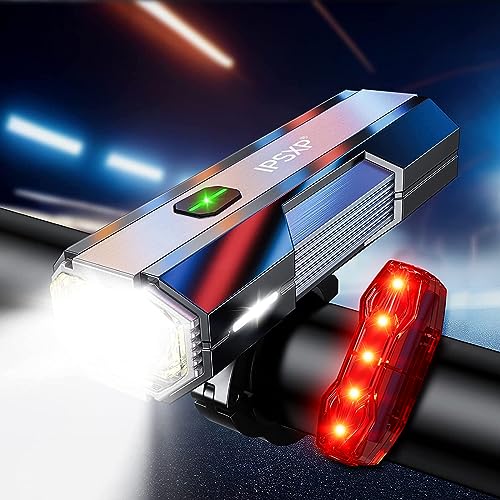 4500 Lumens Waterproof Bike Lights - 12+ Hour Runtime