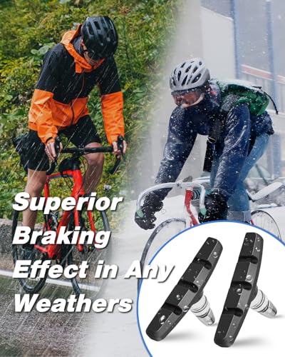 Zacro 8PCS Powerful Mountain Bike Brake Pads Kit