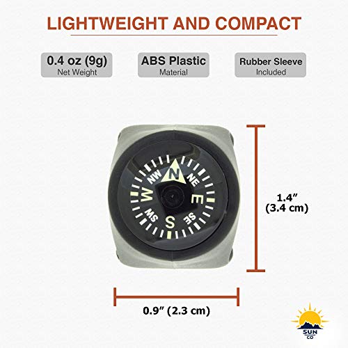 Clip-On Handlebar Compass for Bikes | Multisport Use