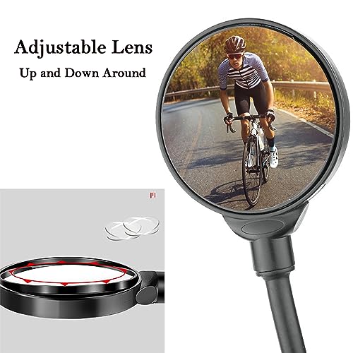 360° Rotate Bike Rear View Mirror