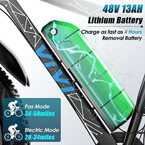 Vivi Electric Bike: Fat Tire Mountain Ebike